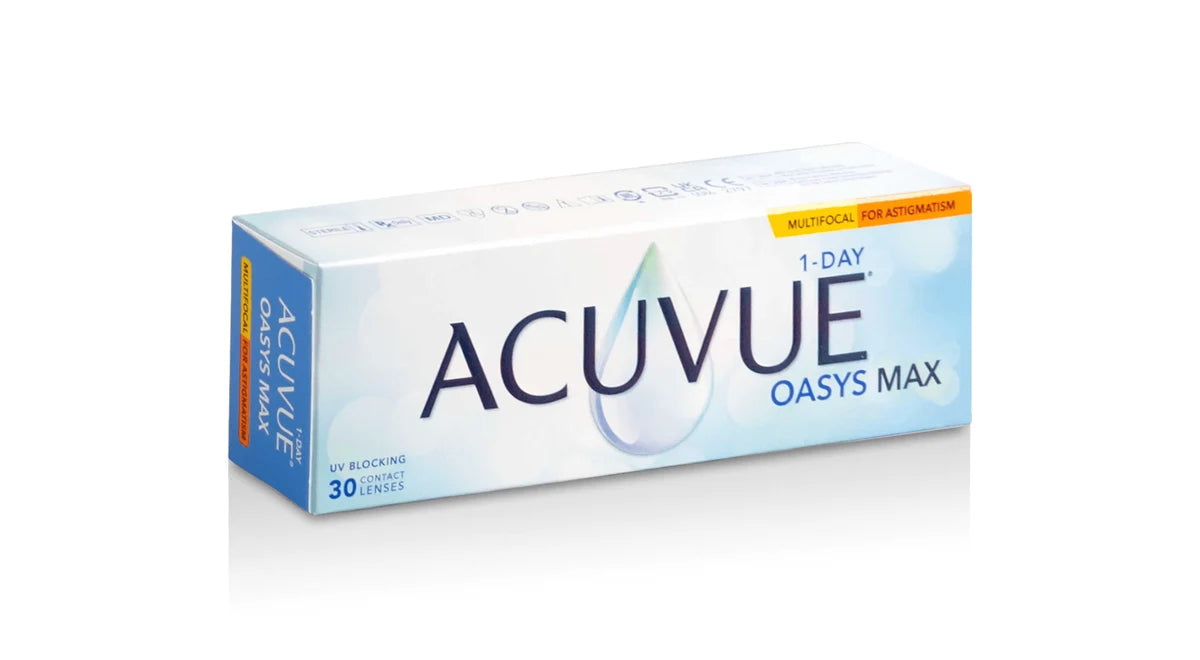 Acuvue Oasys Max 1-Day Multifocal for Astigmatism